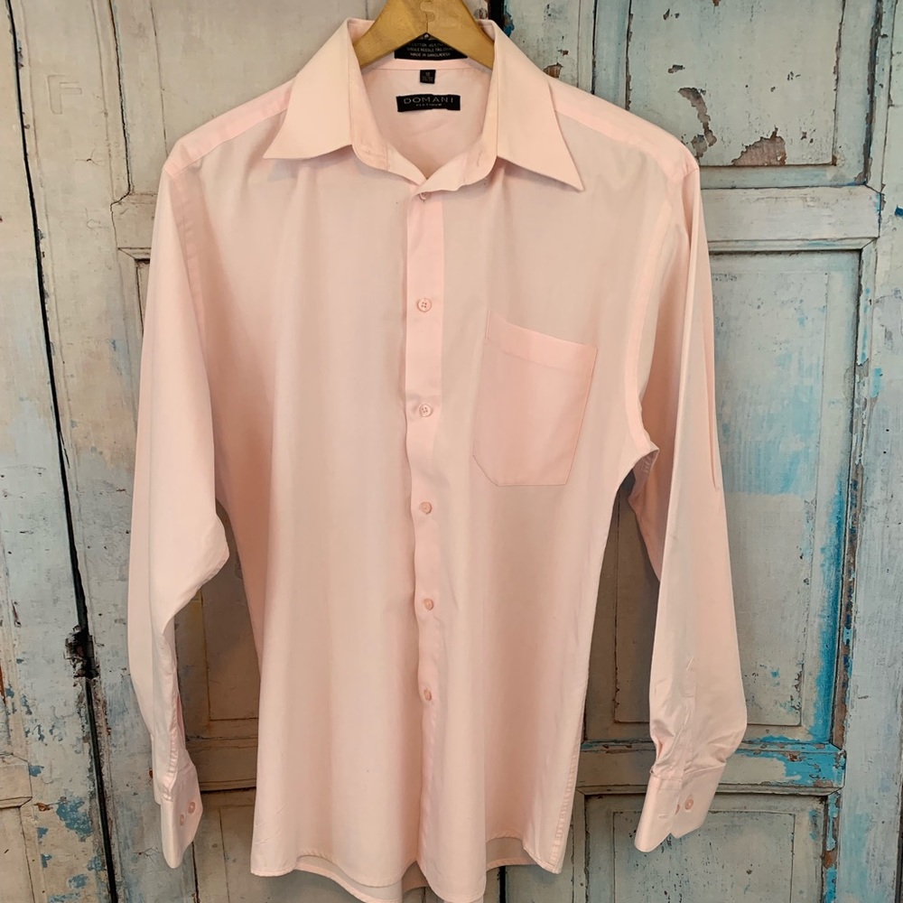 Domani Platinum Dress Shirt Size 16 (34/35)